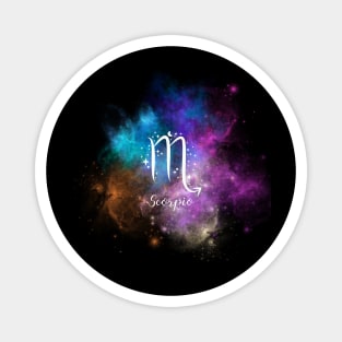 Scorpio Zodiac Astrology Sign Galaxy Magnet